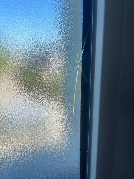 Remplacement d'une vitre fissurée sur fenêtre à Erstein au Sud de Strasbourg